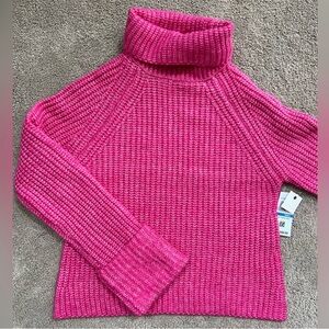 Ultra Flirt Fuchsia Turtleneck Sweater